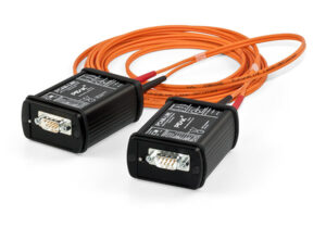 PCAN-LWL Set with 2 units, incl. 5 m (optional 10 m) LWL-cable, 2 power supply units