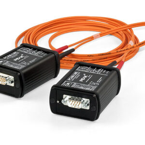 PCAN-LWL Set with 2 units, incl. 5 m (optional 10 m) LWL-cable, 2 power supply units