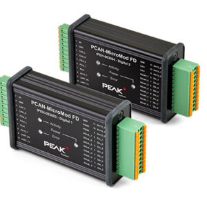 PCAN-MicroMod FD Base-Board Digital 2 High Side Ddriver incl. MicroMod FD CPU / Aluminium Housing / Connectors