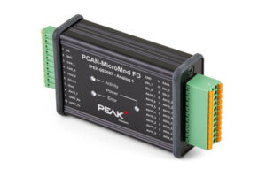 PCAN-MicroMod FD Base-Board Analog 1 incl. MicroMod FD CPU and Aluminium Housing and Connectors