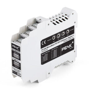 PCAN-MicroMod FD DR CANopen Digital 1 - CANopen/CANopen FD Digital I/O Device in DIN rail plastic casing
