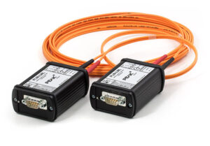 PLIN-LWL Set with 2 units, incl. 5 m (optional 10 m) LWL-cable, 2 power supply units