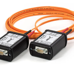 PLIN-LWL Set with 2 units, incl. 5 m (optional 10 m) LWL-cable, 2 power supply units